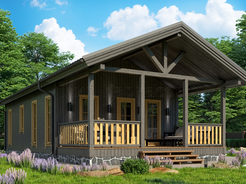 Динской каркасные дома 3D-тур