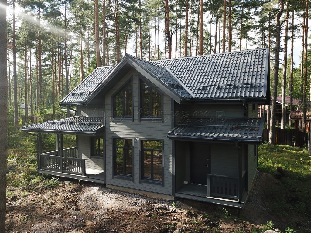 Кропоткин каркасный дом экстерьер